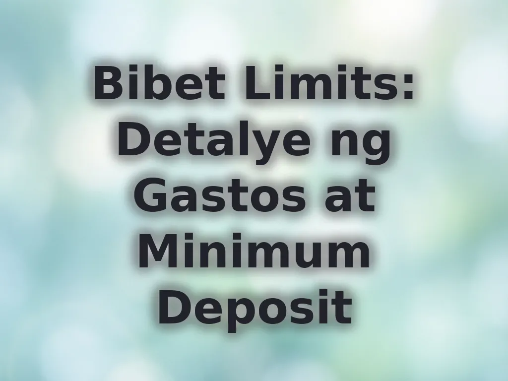 Bibet transaction limits